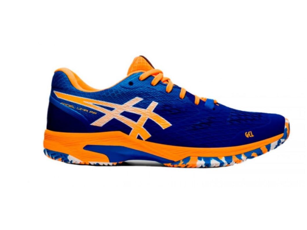 Zapatillas Asics Lima FF Azul Monaco Naranja Pop