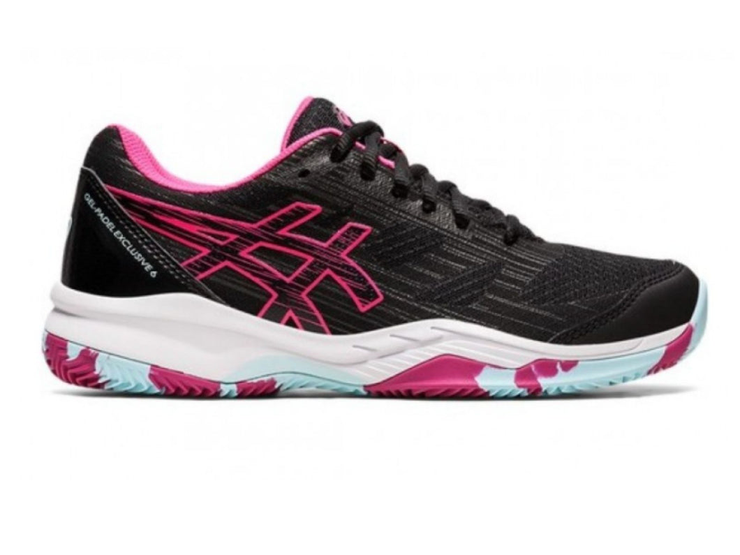 Zapatillas Asics Gel Padel Exclusive 6 Negro Rosa Glo Mujer