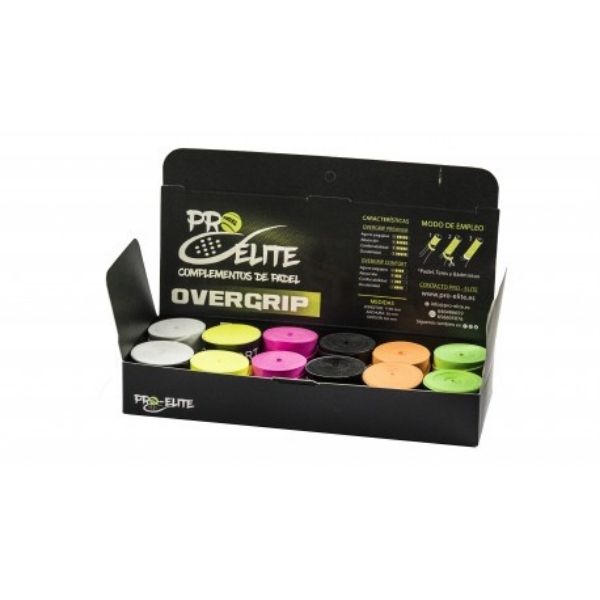 Caja Overgrips Pro-elite Premium 12 unidades